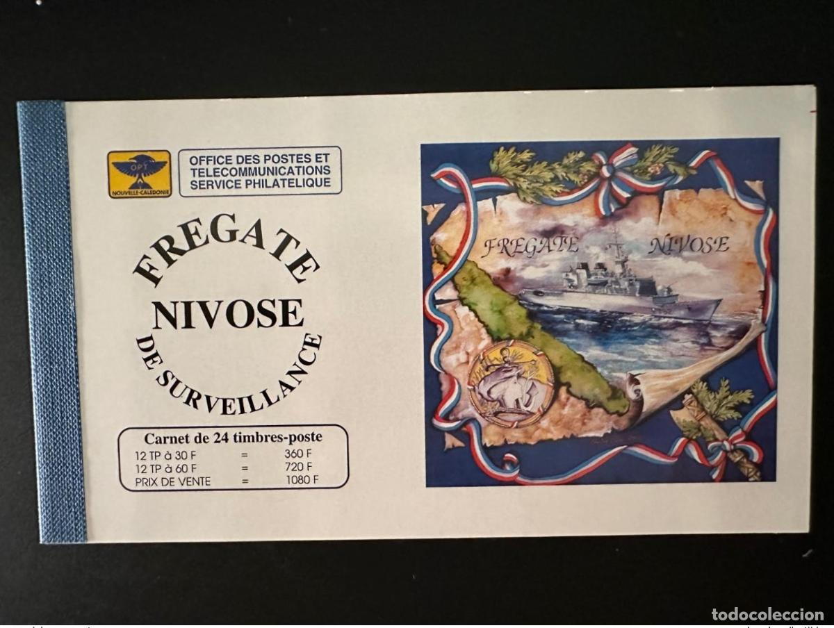 Sellos: Nueva Caledonia 1994 YT n&deg; C668 Carnet Fragata de vigilancia Nivose Boat