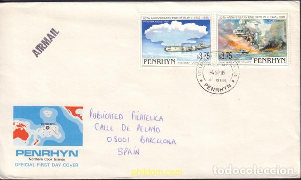 Sellos: 407093 MNH PENRHYN 1995 50 ANIVERSARIO DE LA VICTORIA