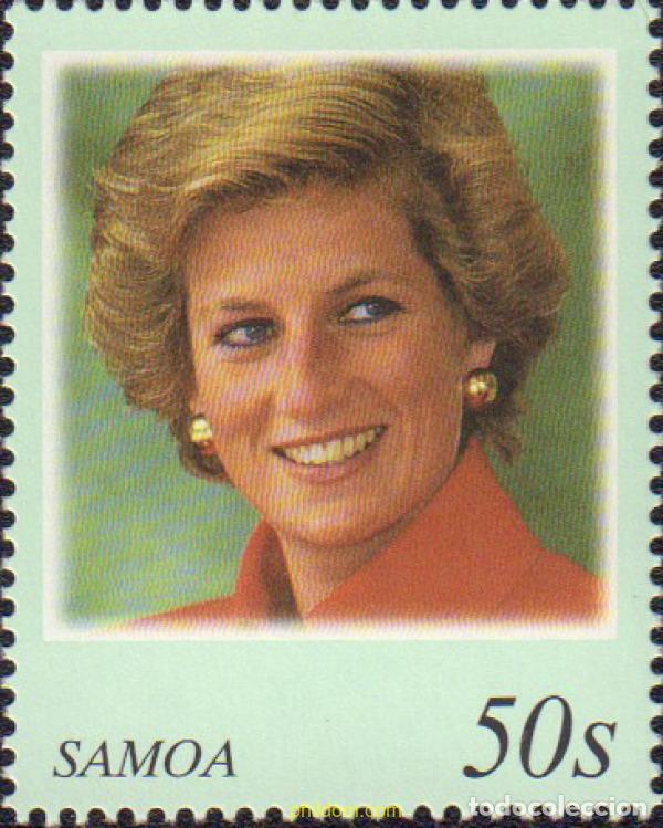 Sellos: 30874 MNH SAMOA 1998 HOMENAJE A LA PRINCESA DIANA DE GALES