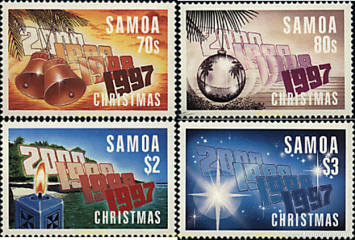 Sellos: 40854 MNH SAMOA 1997 NAVIDAD