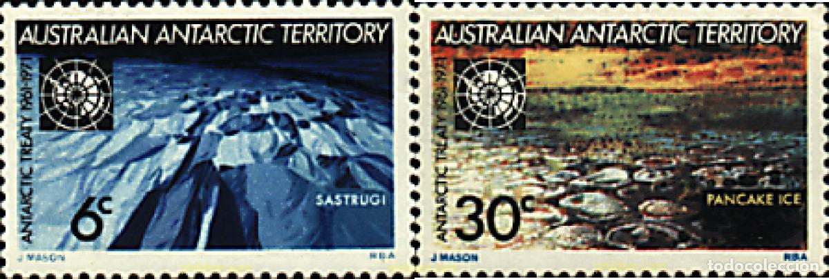 Sellos: 31143 MNH ANTARTIDA AUSTRALIANA 1971 10 ANIVERSARIO DEL TRATADO DE LA ANTARTIDA