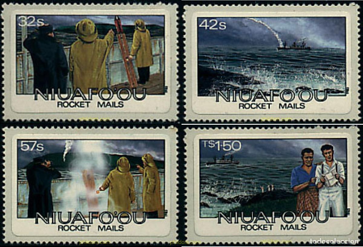 Sellos: 79730 MNH NIUAFO OU 1985 CORREO POR COHETES