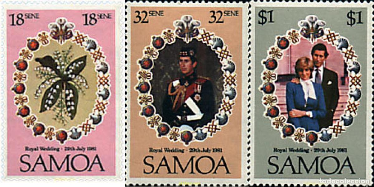 Timbres: 93146 MNH SAMOA 1981 BODA DEL PRINCIPE CARLOS Y LADY DIANA SPENCER