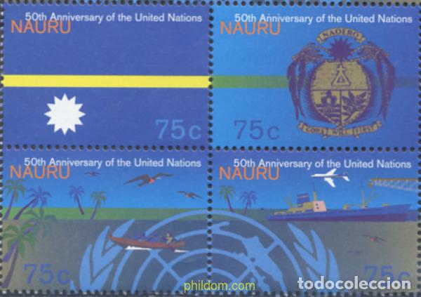 Sellos: 7005 MNH NAURU 1995 50 ANIVERSARIO DE LA ONU