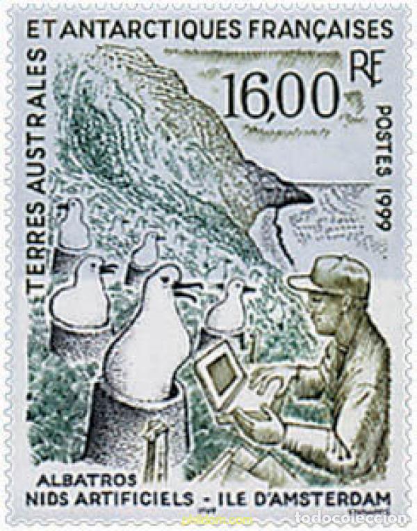 Sellos: 34014 MNH ANTARTIDA FRANCESA 1999 NIDOS ARTIFICIALES DE LA ISLA DE AMSTERDAM