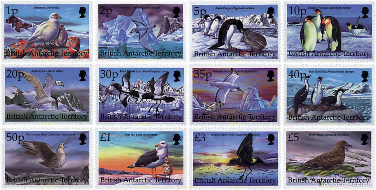 Sellos: 33946 MNH ANTARTIDA BRITANICA 1998 PAJAROS ANTARTICOS