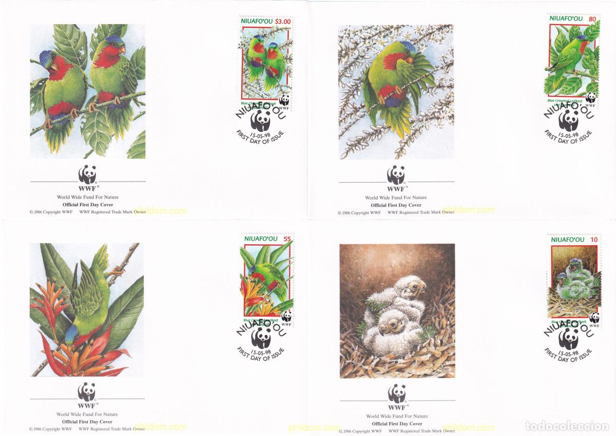 Sellos: 23237 MNH NIUAFO OU 1998 LORI VINI CORONA AZUL