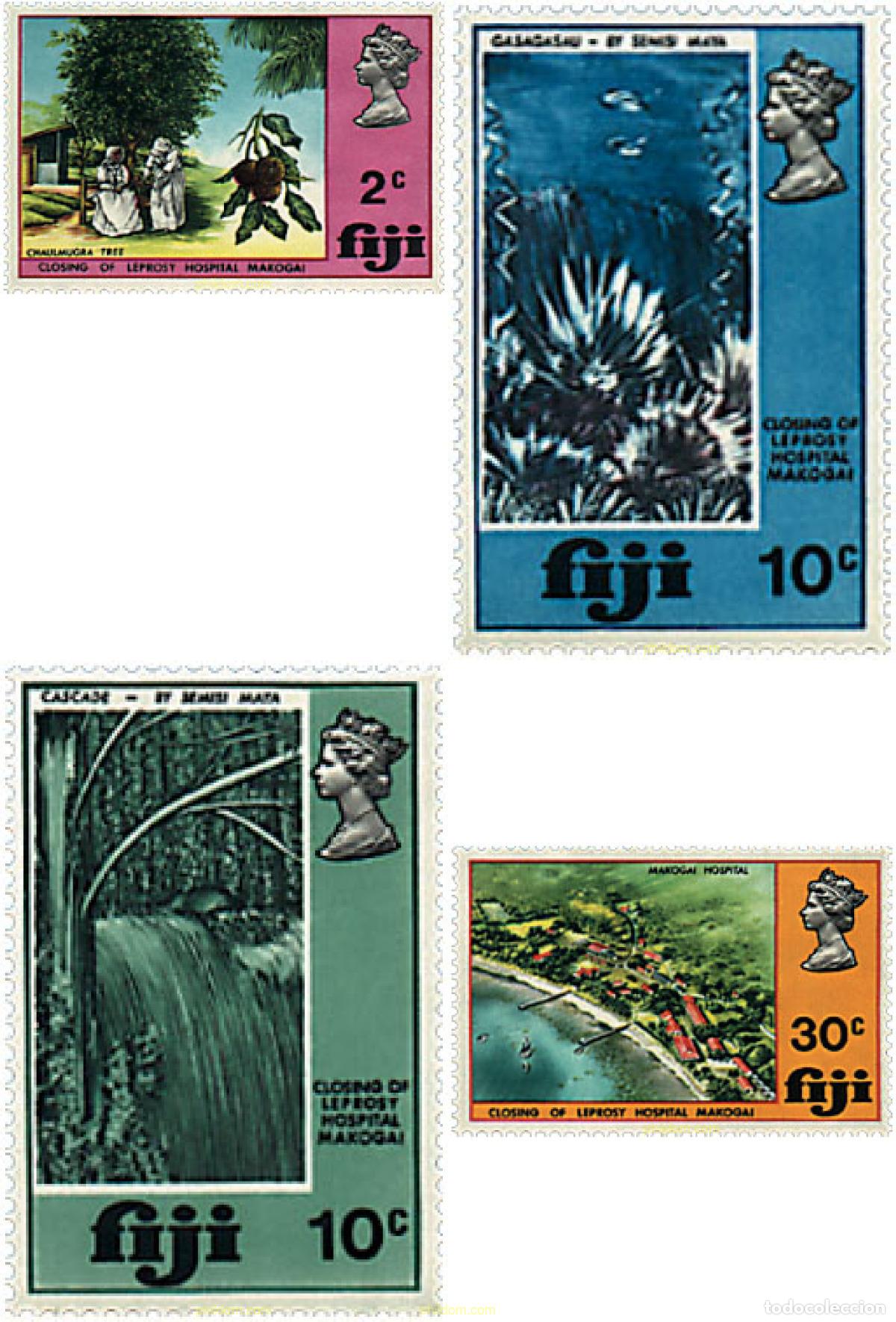 Sellos: 43297 MNH FIJI 1970 CIERRE DE LA LEPROSERIA DE MAKOGAI