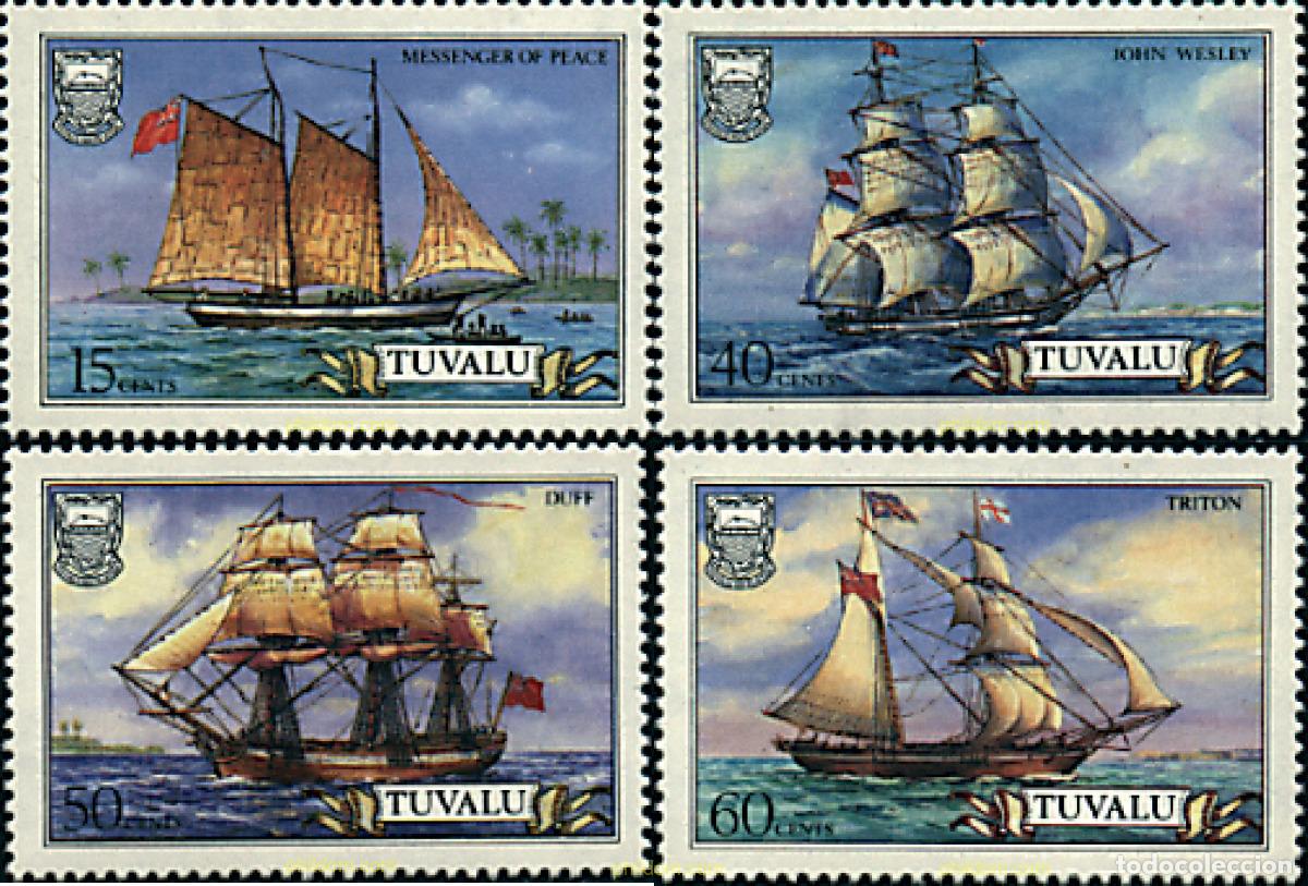 Sellos: 45784 MNH TUVALU 1986 BARCOS