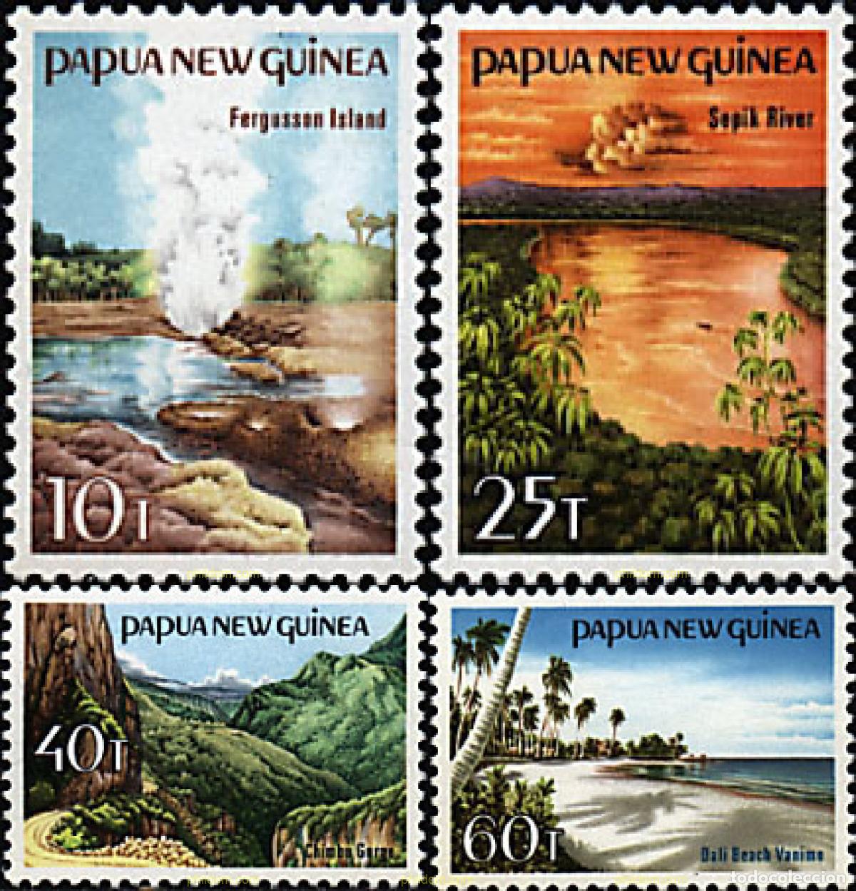 Briefmarken: 45064 MNH PAPUA NUEVA GUINEA 1985 PAISAJES TIPICOS