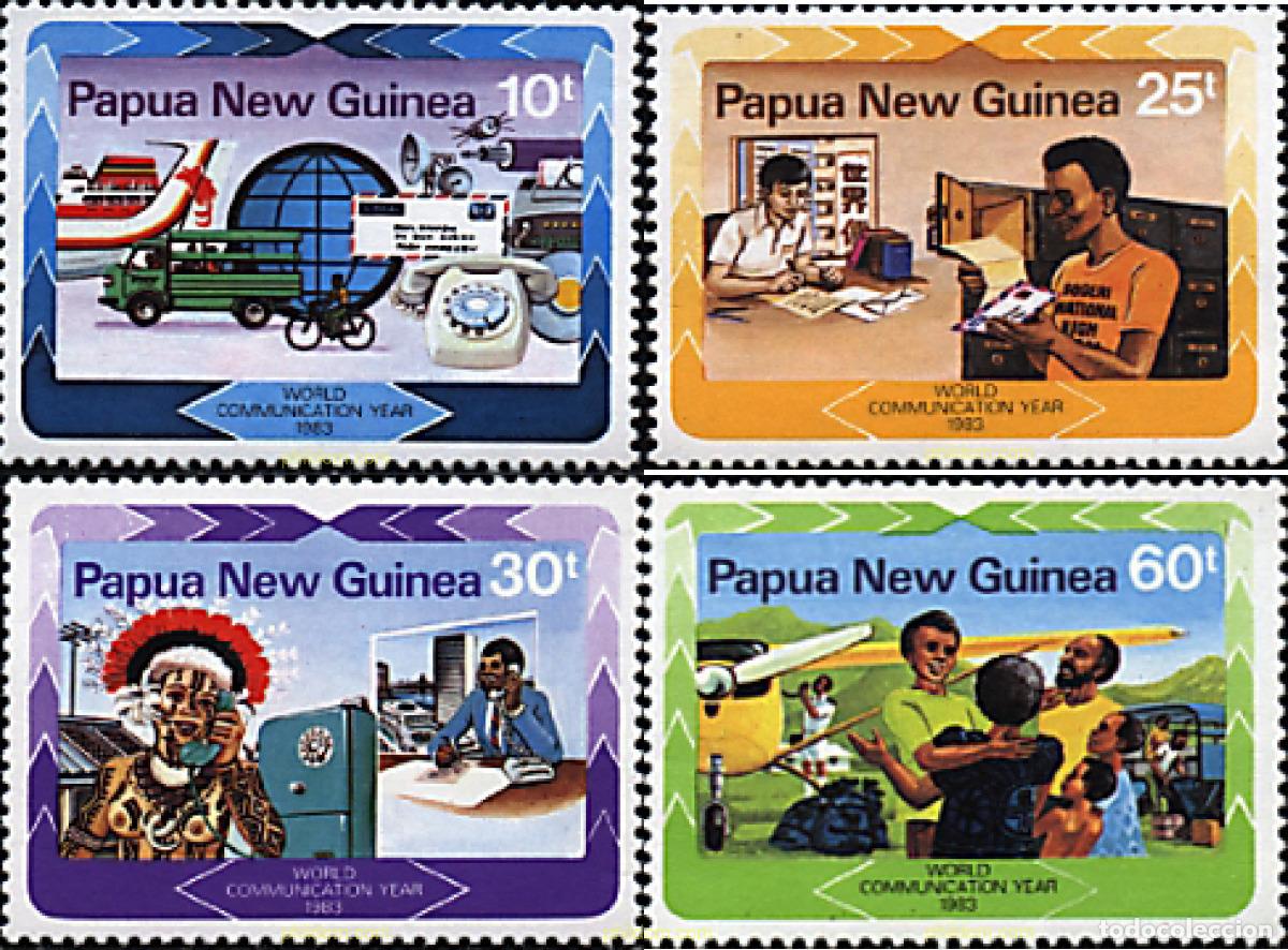 Briefmarken: 43842 MNH PAPUA NUEVA GUINEA 1983 A&Ntilde;O MUNDIAL DE LAS COMUNICACIONES