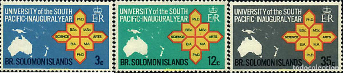 Sellos: 45313 MNH SALOMON 1969 INAUGURACION DE LA UNIVERSIDAD DEL PACIFICO SUR