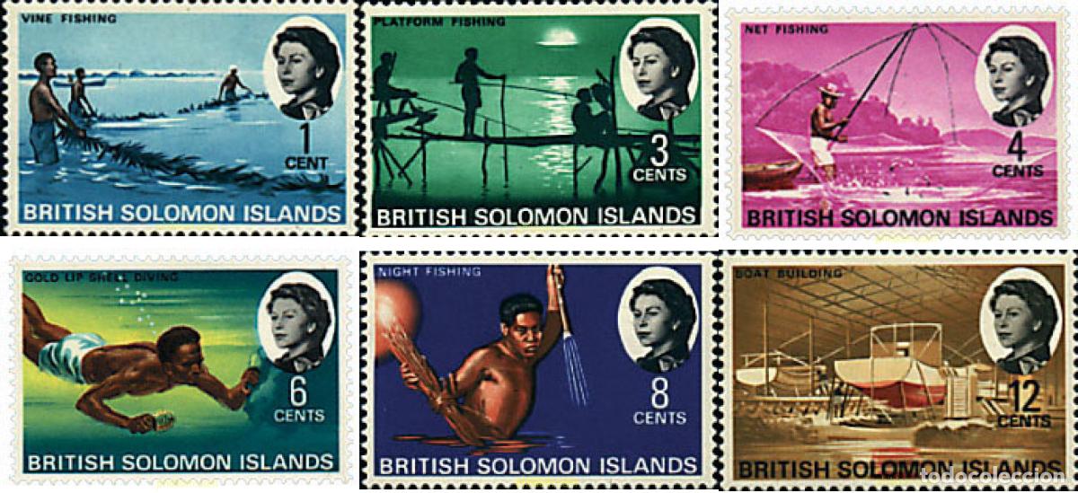 Sellos: 680804 MNH SALOMON 1968 MOTIVOS VARIOS