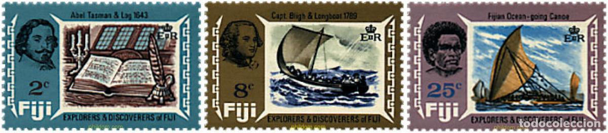 Sellos: 595694 MNH FIJI 1970 NAVEGANTES