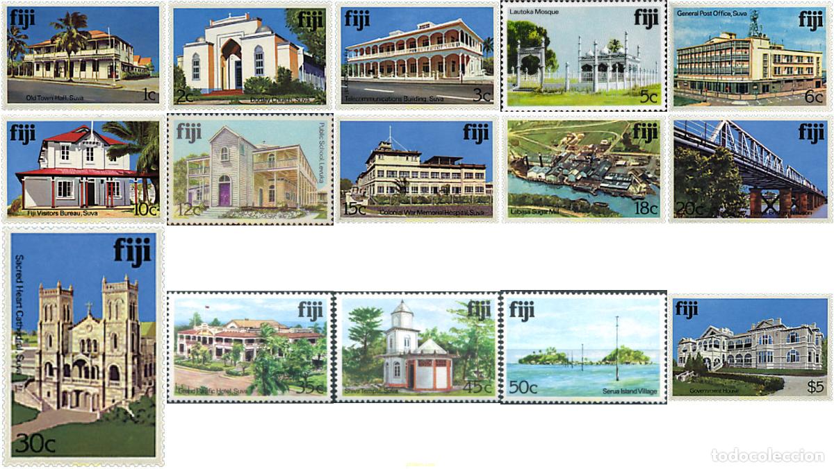 Sellos: 601792 MNH FIJI 1979 EDIFICIOS Y CONSTRUCCIONES