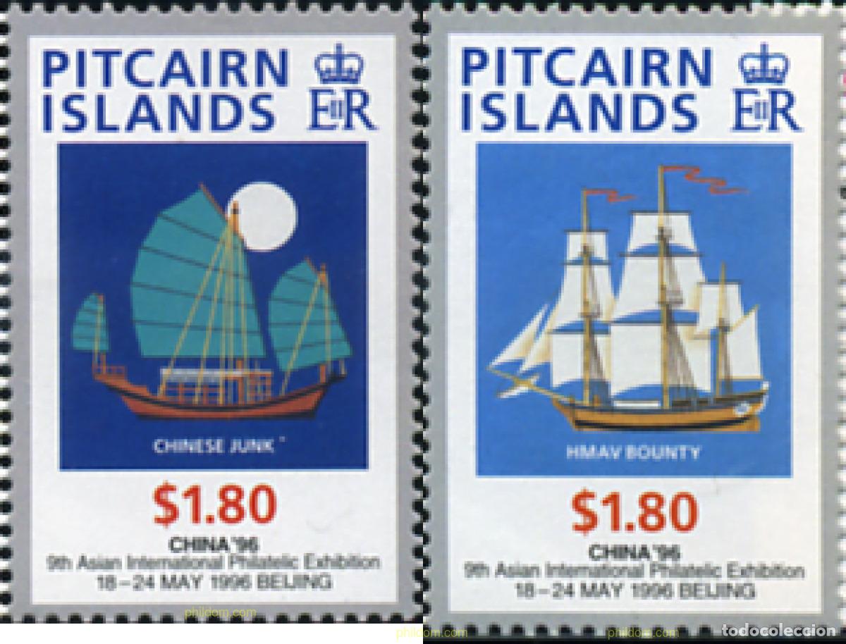 Sellos: 45277 MNH PITCAIRN Islas 1996 CHINA 96. EXPOSICION FILATELICA INTERNACIONAL
