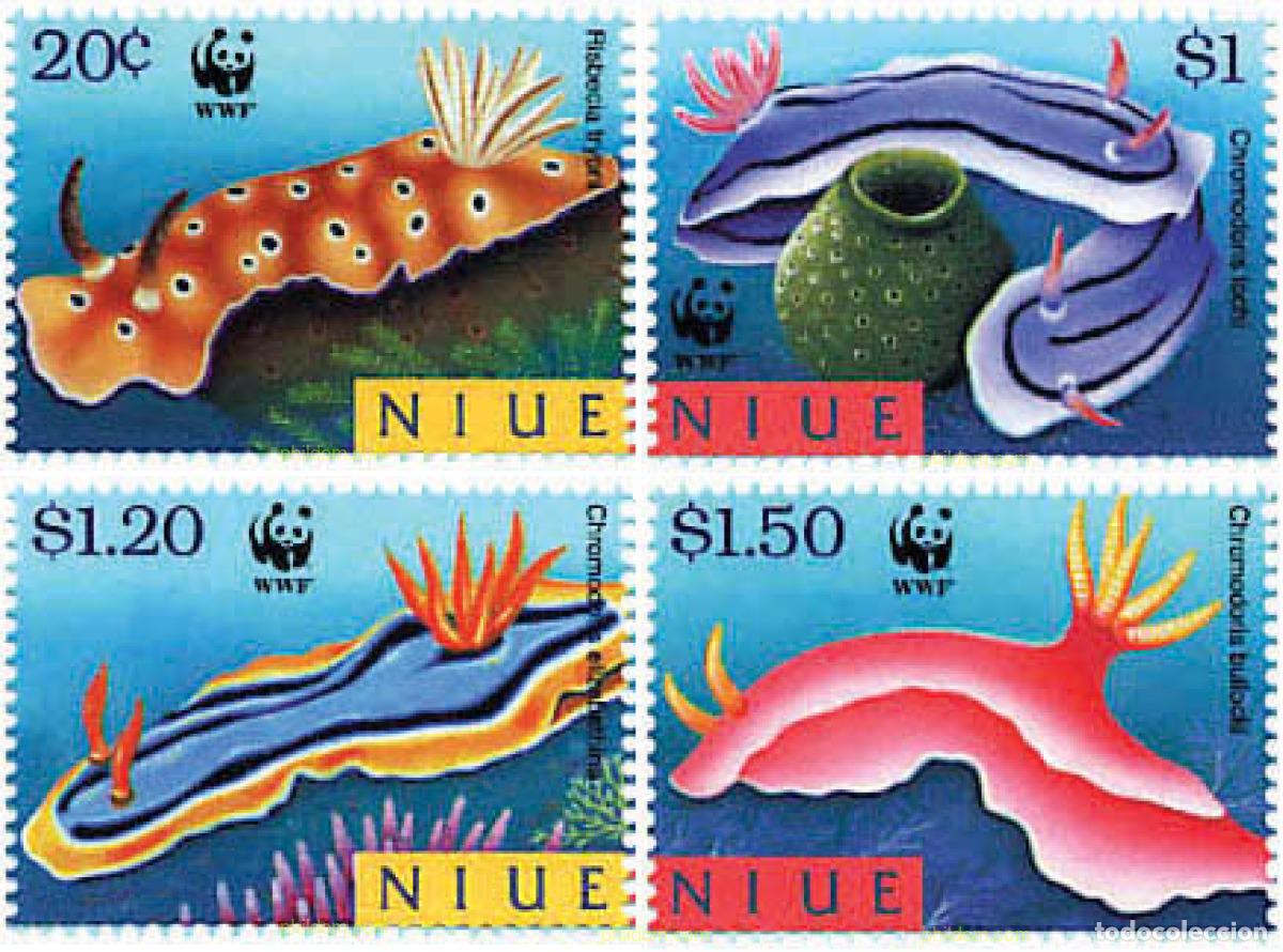 Sellos: 95075 MNH NIUE 1999 NUDIBRANQUIOS