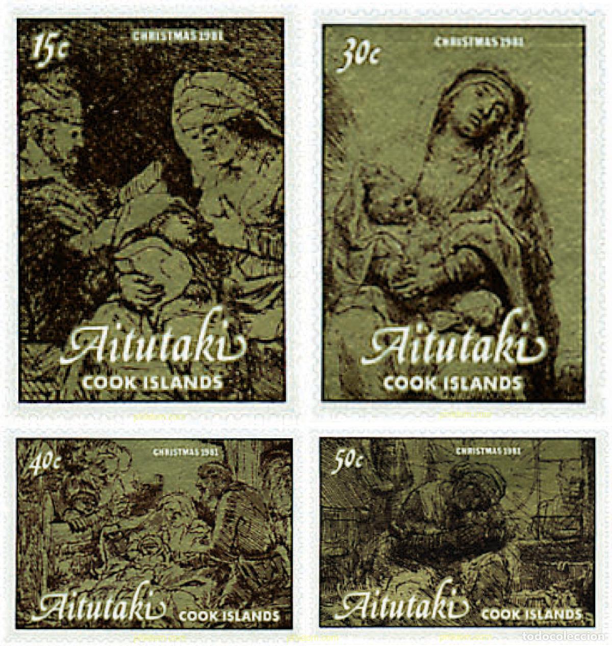 Sellos: 53452 MNH AITUTAKI 1981 NAVIDAD