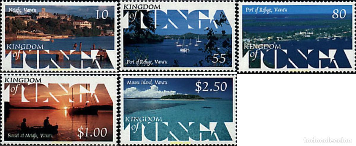 Sellos: 40967 MNH TONGA 1999 PAISAJES COSTEROS DE LAS ISLAS VAVAU