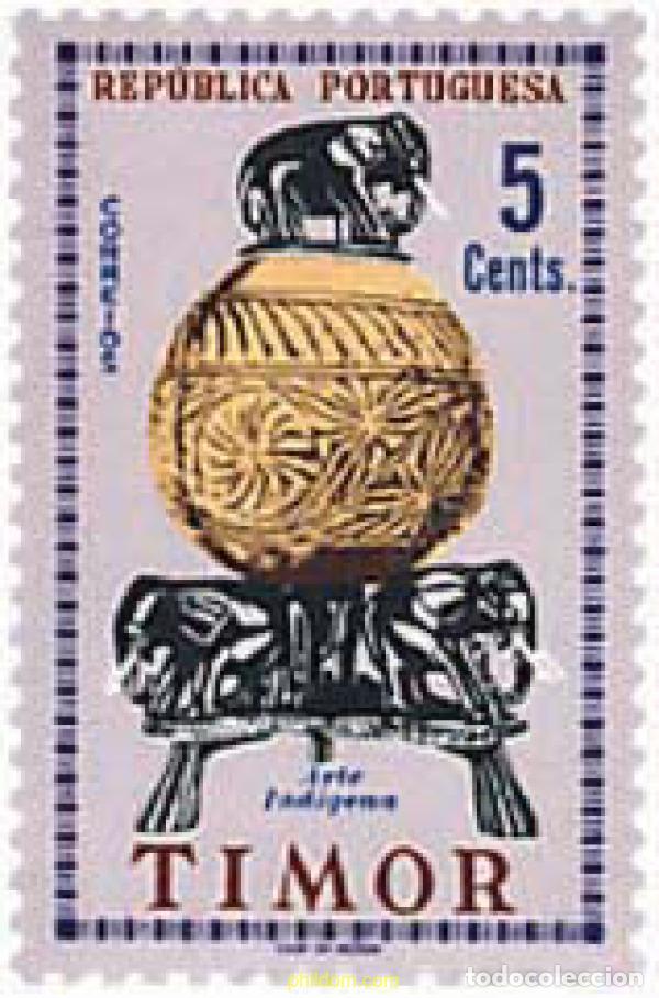 Sellos: 365491 MNH TIMOR 1961 ARTE NATIVO