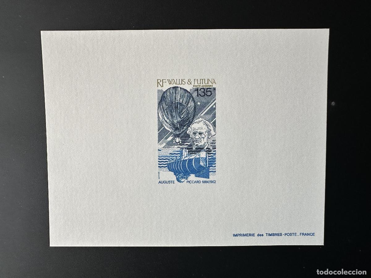Sellos: Wallis y Futuna 1987 YT PA 157 evento de lujo Auguste Piccard Globo aerost&aacute;tico