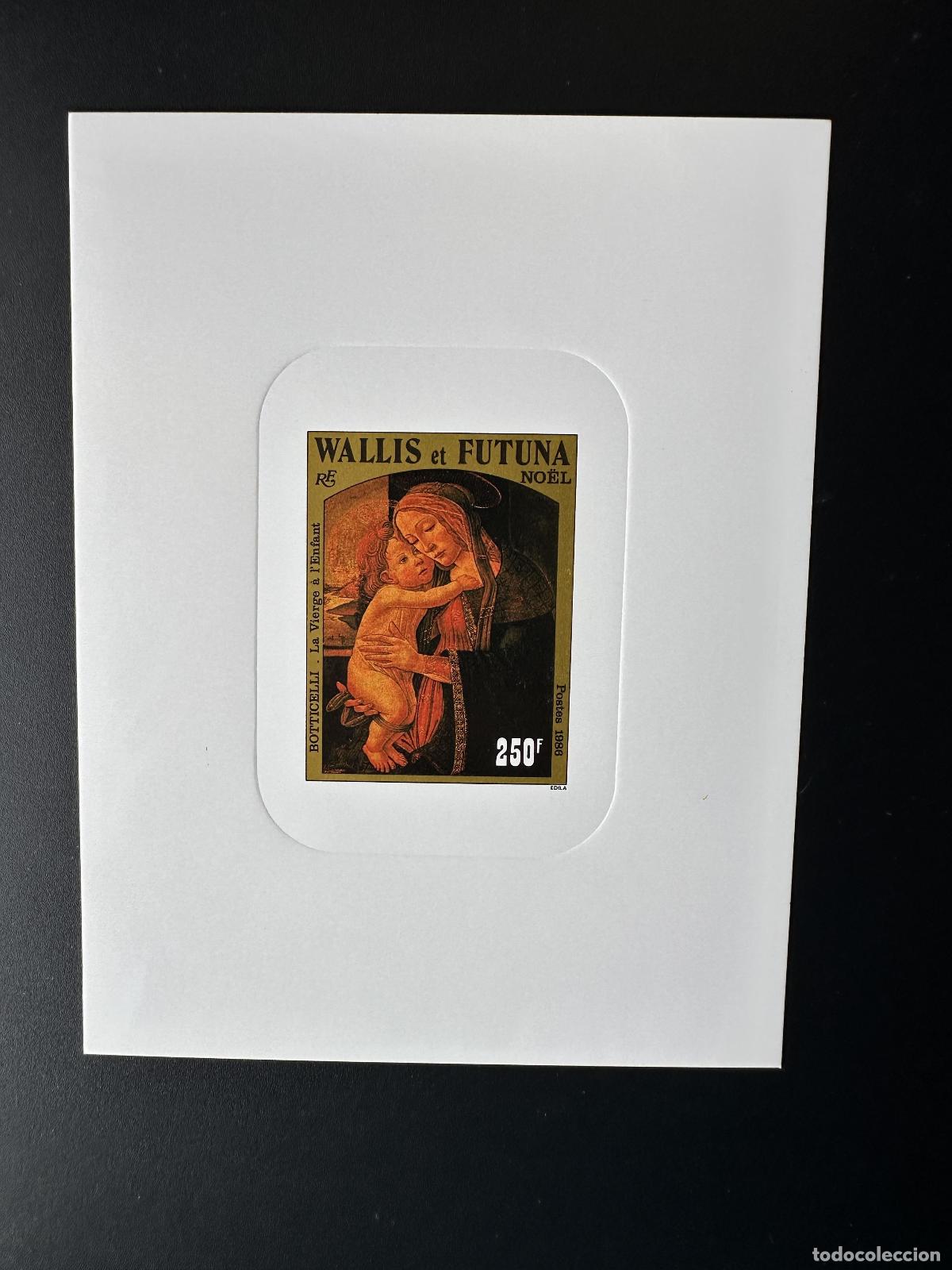 Sellos: Wallis y Futuna 1986 YT 352 a prueba de lujo No&euml;l Botticelli virgen renacentista