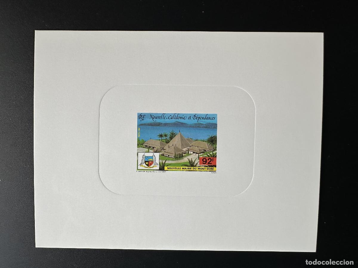 Sellos: Nueva Caledonia 1987 YT 537 a prueba de lujo Mont Dore Mairie Architecture