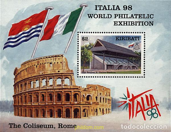 Sellos: 44210 MNH KIRIBATI 1998 ITALIA 98. EXPOSICION FILATELICA INTERNACIONAL