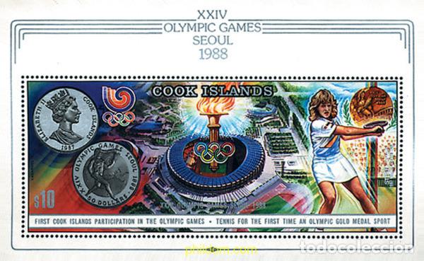 Selos: 65741 MNH COOK Islas 1988 24 JUEGOS OLIMPICOS VERANO SEUL 1988