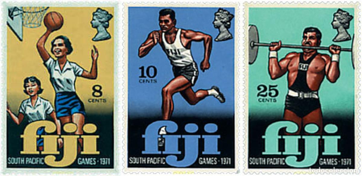 Sellos: 52602 MNH FIJI 1971 4 JUEGOS DEL PACIFICO SUR