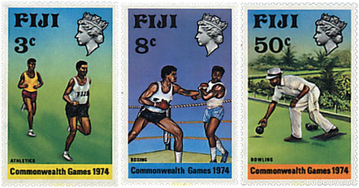 Sellos: 43303 MNH FIJI 1974 10 JUEGOS DEPORTIVOS DE LA COMMONWEALTH