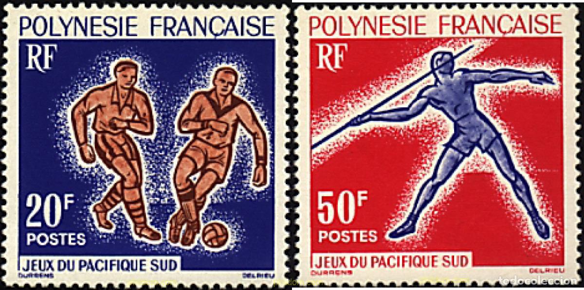Sellos: 43487 MNH POLINESIA FRANCESA 1963 JUEGOS DEL PACIFICO SUR