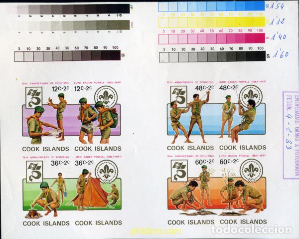 Sellos: 206736 MNH COOK Islas 1983 75 ANIVERSARIO DEL ESCULTISMO Y 125 ANIVERSARIO DE LORD BADEN-POWELL