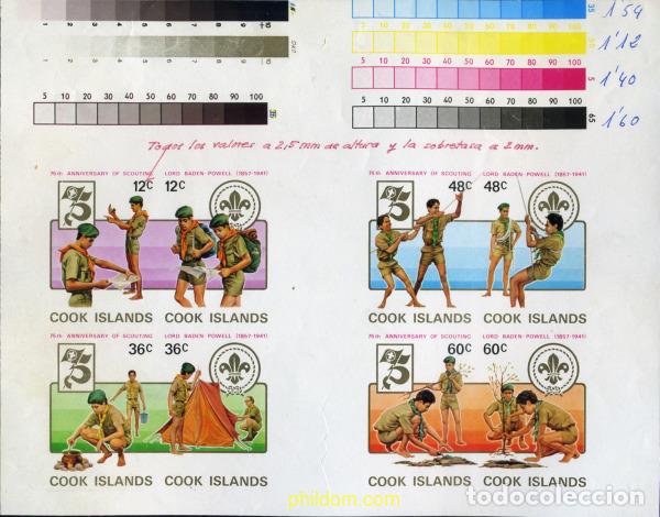 Sellos: 206737 MNH COOK Islas 1983 75 ANIVERSARIO DEL ESCULTISMO Y 125 ANIVERSARIO DE LORD BADEN-POWELL