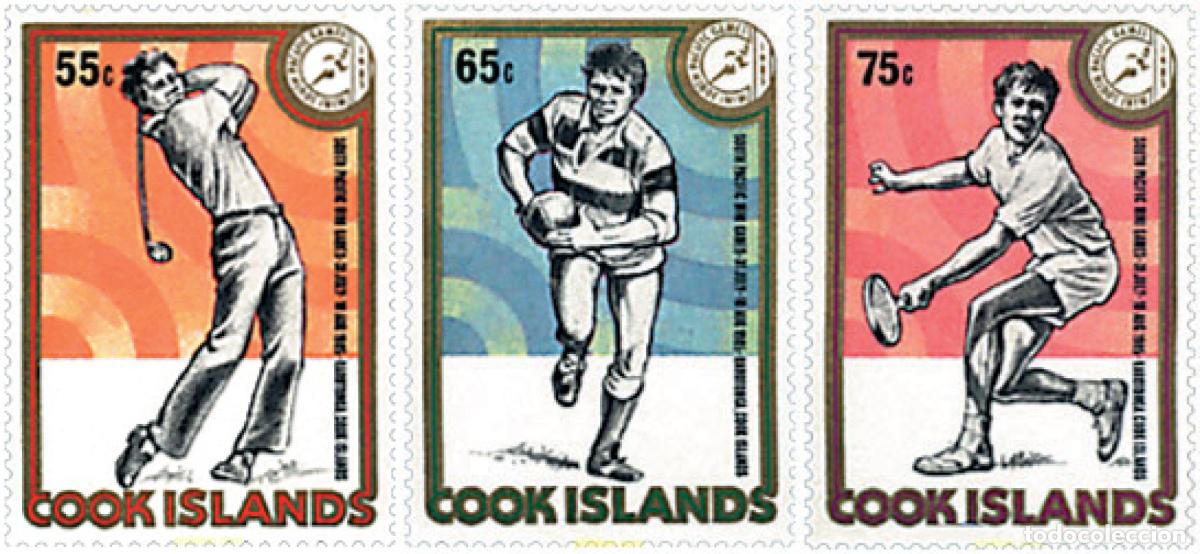 Sellos: 70468 MNH COOK Islas 1985 MINI JUEGOS DEL PACIFICO SUR