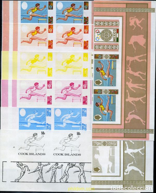 Sellos: 206357 MNH COOK Islas 1968 19 JUEGOS OLIMPICOS VERANO MEXICO 1968