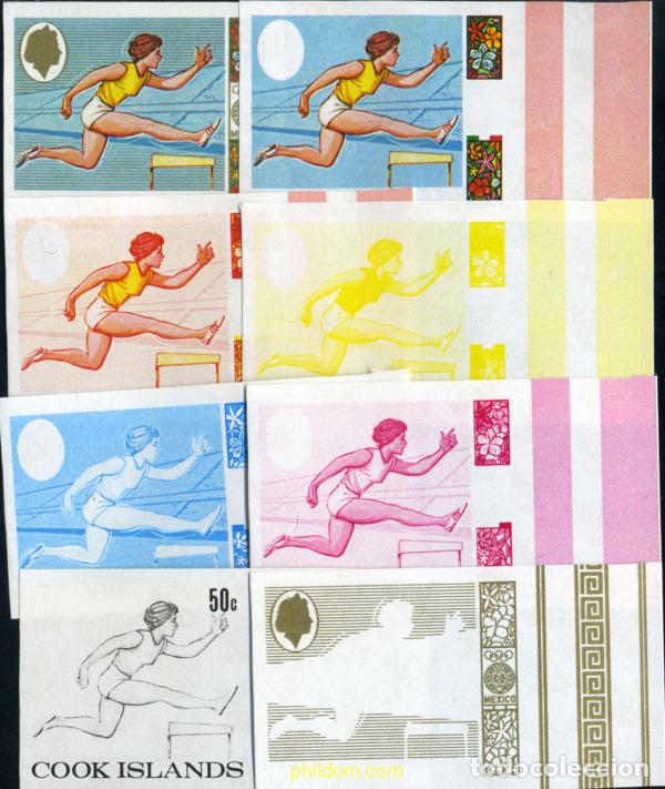 Sellos: 206358 MNH COOK Islas 1968 19 JUEGOS OLIMPICOS VERANO MEXICO 1968