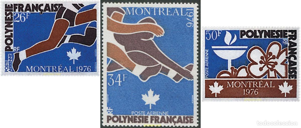 Sellos: 43554 MNH POLINESIA FRANCESA 1976 21 JUEGOS OLIMPICOS VERANO MONTREAL 1976
