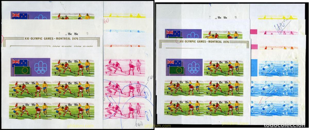 Sellos: 206618 MNH COOK Islas 1976 21 JUEGOS OLIMPICOS VERANO MONTREAL 1976