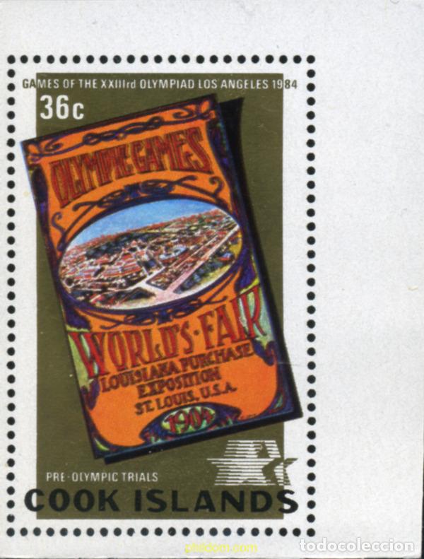 Sellos: 206752 MNH COOK Islas 1984 23 JUEGOS OLIMPICOS VERANO LOS ANGELES 1984