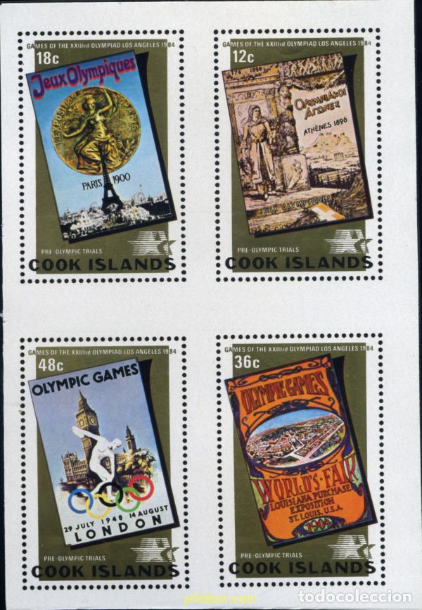 Sellos: 206755 MNH COOK Islas 1984 23 JUEGOS OLIMPICOS VERANO LOS ANGELES 1984
