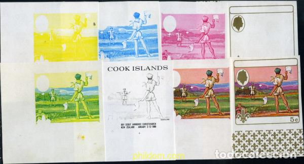 Sellos: 206375 MNH COOK Islas 1969 5 JAMBOREE DE CHRISTCHURCH, NUEVA ZELANDA