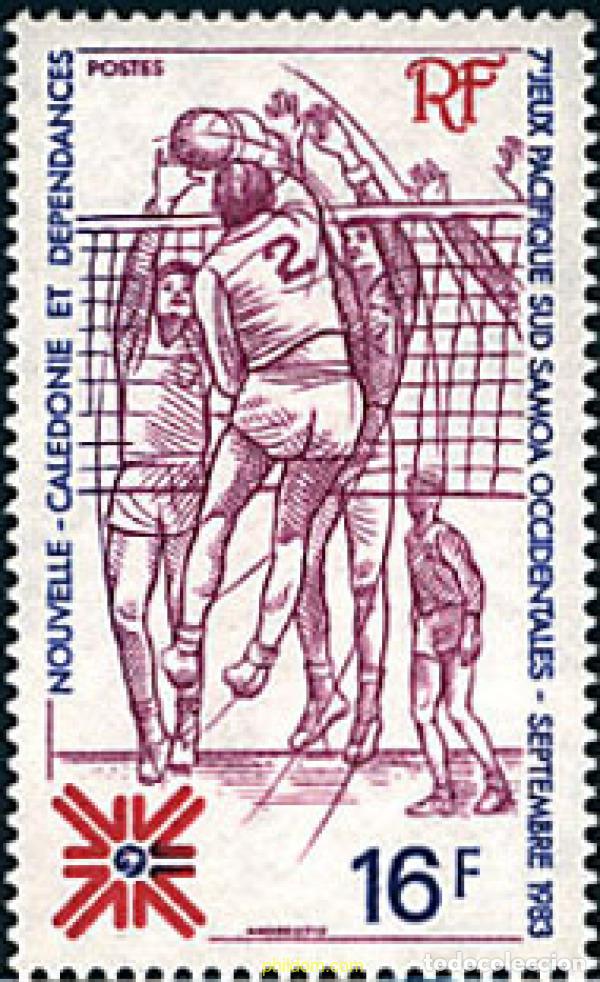 Sellos: 44496 MNH NUEVA CALEDONIA 1983 7 JUEGOS DEPORTIVOS DEL PACIFICO SUR
