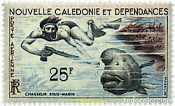 Stamps: 576600 MNH NUEVA CALEDONIA 1962 DEPORTES NAUTICOS