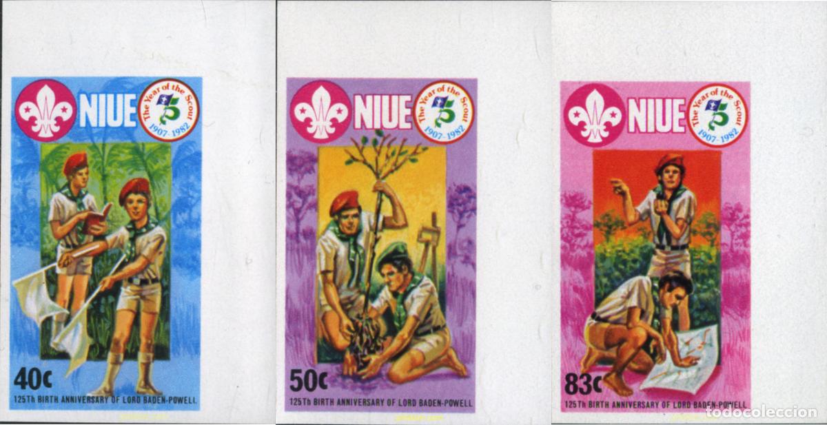Briefmarken: 20098 MNH NIUE 1983 75 ANIVERSARIO DEL ESCULTISMO