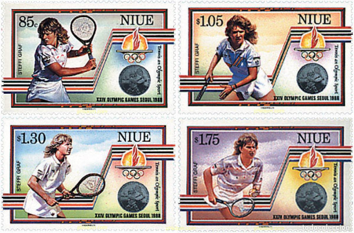 Sellos: 44811 MNH NIUE 1987 24 JUEGOS OLIMPICOS VERANO SEUL 1988