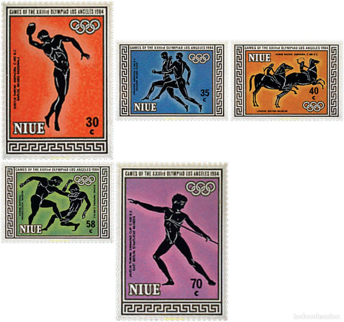 Sellos: 44807 MNH NIUE 1984 23 JUEGOS OLIMPICOS VERANO LOS ANGELES 1984