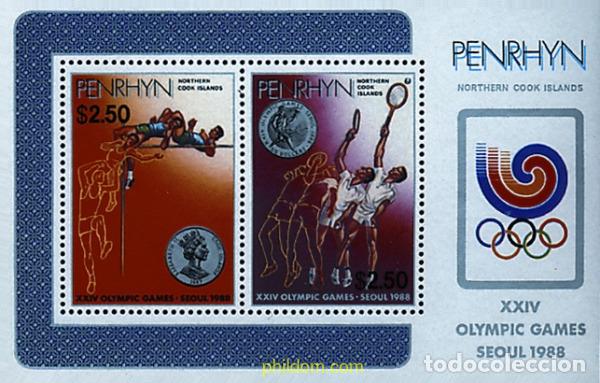 Sellos: 55110 MNH PENRHYN 1988 24 JUEGOS OLIMPICOS VERANO SEUL 1988