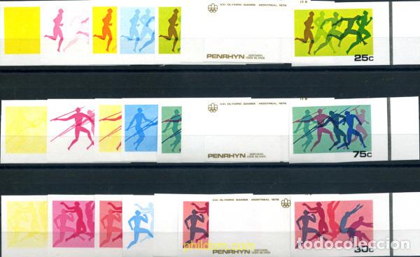 Sellos: 221091 MNH PENRHYN 1976 21 JUEGOS OLIMPICOS VERANO MONTREAL 1976