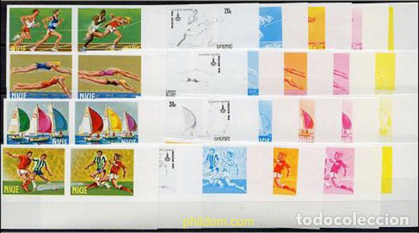 Sellos: 220205 MNH NIUE 1980 22 JUEGOS OLIMPICOS VERANO MOSCU 1980